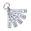 Mini règle pliable porte-clés