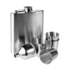 Set flasque et verres en acier noxydable  Brittany