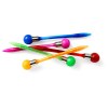 Stylo bille lumineux en plastique Emma