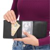 Porte-cartes en cuir véritable WALL STREET
