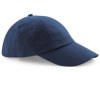 Casquette basse en coton sergé lourd