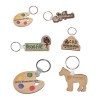 Porte-cles bois std <24 cm² (+Sérigraphie GOA1)