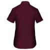 Chemise popeline polycoton manches courtes entretien facile femme