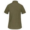 Chemise popeline polycoton manches courtes entretien facile femme