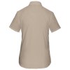Chemise popeline polycoton manches courtes entretien facile femme