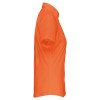 Chemise popeline polycoton manches courtes entretien facile femme