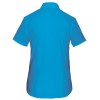 Chemise popeline polycoton manches courtes entretien facile femme