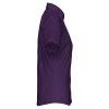 Chemise popeline polycoton manches courtes entretien facile femme
