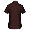 Chemise popeline polycoton manches courtes entretien facile femme