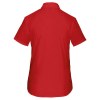 Chemise popeline polycoton manches courtes entretien facile femme