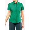 Chemise popeline polycoton manches courtes entretien facile femme