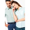 Chemise popeline polycoton manches courtes entretien facile femme
