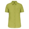 Chemise popeline polycoton manches courtes entretien facile femme