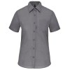 Chemise popeline polycoton manches courtes entretien facile femme
