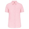 Chemise popeline polycoton manches courtes entretien facile femme