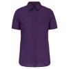 Chemise popeline polycoton manches courtes entretien facile femme