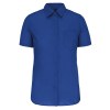 Chemise popeline polycoton manches courtes entretien facile femme