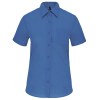 Chemise popeline polycoton manches courtes entretien facile femme