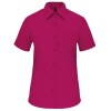 Chemise popeline polycoton manches courtes entretien facile femme