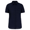 Chemise popeline polycoton manches courtes entretien facile femme