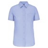 Chemise popeline polycoton manches courtes entretien facile femme