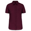 Chemise popeline polycoton manches courtes entretien facile femme