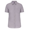 Chemise popeline polycoton manches courtes entretien facile femme