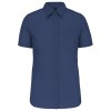 Chemise popeline polycoton manches courtes entretien facile femme