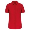 Chemise popeline polycoton manches courtes entretien facile femme