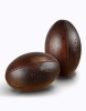 Ballon Rugby Cuir Véritable RETRO