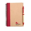 Bloc-notes publicitaire recycl et stylo