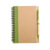 Bloc-notes publicitaire recycl et stylo