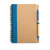 Bloc-notes publicitaire recycl et stylo