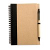 Bloc-notes publicitaire recycl et stylo