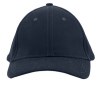 Casquette coton brossé 6 pans