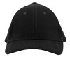 Casquette coton brossé 6 pans