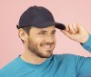Casquette coton brossé 6 pans