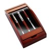 Parure stylo bille, plume et coupe-papier Paulette