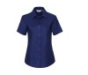 Ladies' short sleeve tailored oxford shirt