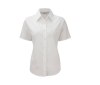 Ladies' short sleeve tailored oxford shirt