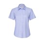 Ladies' short sleeve tailored oxford shirt