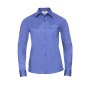 Ladies' long sleeve classic polycotton poplin shirt