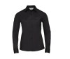 Ladies' long sleeve classic polycotton poplin shirt