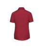 LADIES' SHORT SLEEVE CLASSIC POLYCOTTON POPLIN SHIRT