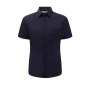 Ladies' short sleeve classic polycotton poplin shirt