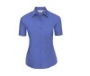 Ladies' short sleeve classic polycotton poplin shirt