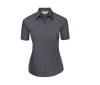 Ladies' short sleeve classic polycotton poplin shirt