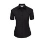 Ladies' short sleeve classic polycotton poplin shirt