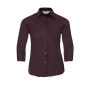 Ladies' 3/4 sleeve fitted stretch shirt