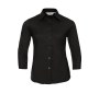 Ladies' 3/4 sleeve fitted stretch shirt